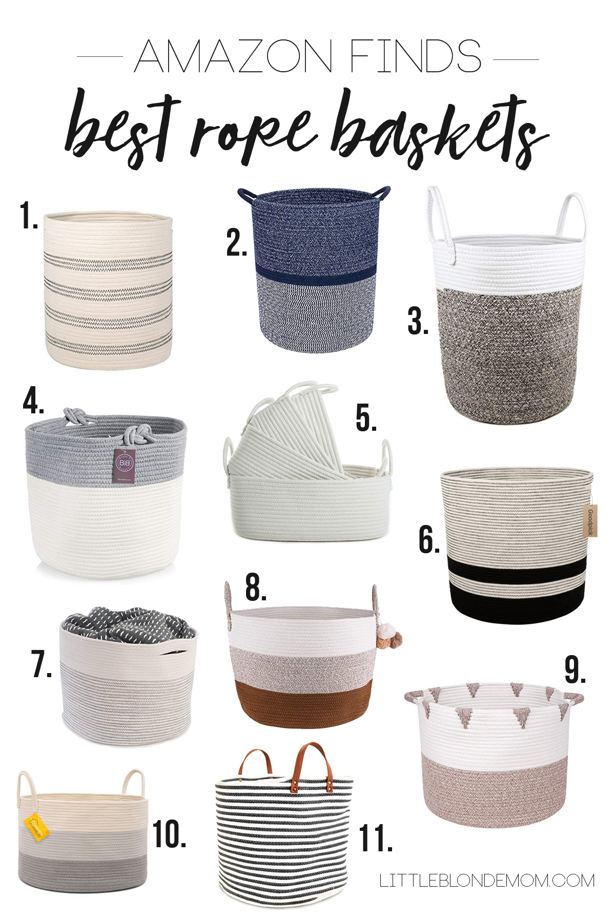 The Best Storage Baskets on Amazon little blonde mom